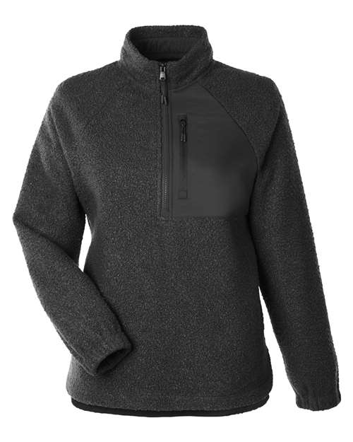 Women's Aura Sweater Fleece Quarter - Zip Pullover - Cabcity Shop