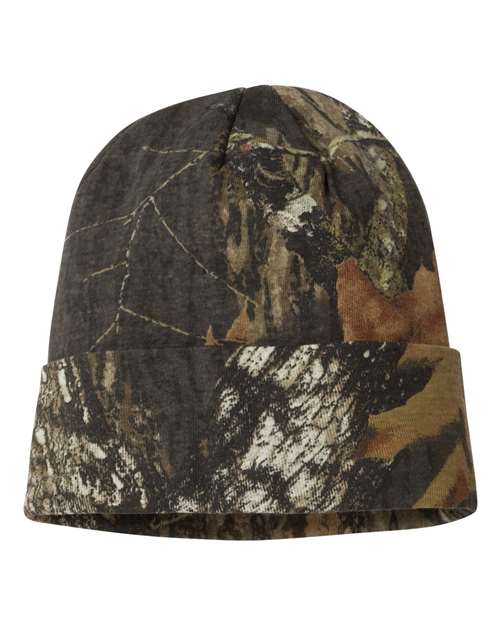12" Licensed Camo Cuffed Beanie - Cabcity Shop