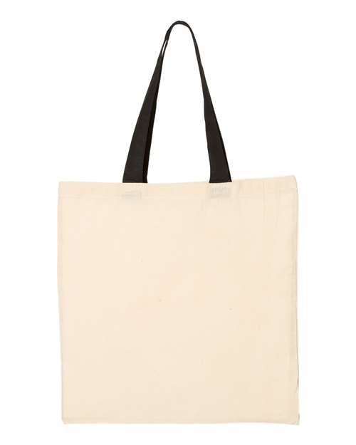 Economical Tote with Contrast - Color Handles - Cabcity Shop