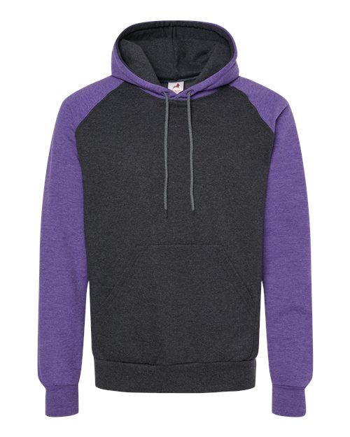 Fleece Raglan Hooded Sweatshirt - Cabcity Shop