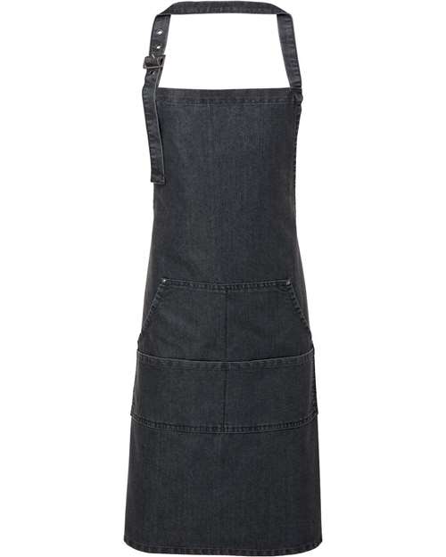 Jeans Stitch Denim Bib Apron - Cabcity Shop