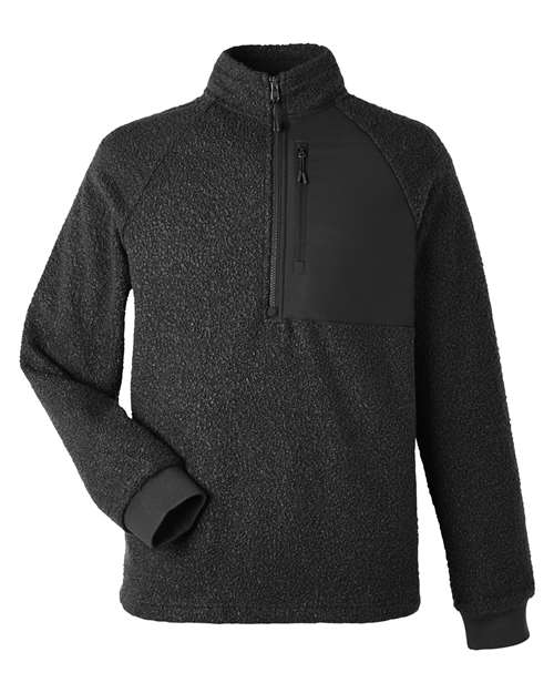Men's Aura Sweater Fleece Quarter - Zip Pullover - Cabcity Shop