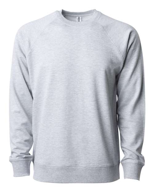 Unisex Icon Lightweight Loopback Terry Crewneck Sweatshirt - Cabcity Shop